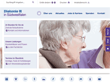 Tablet Screenshot of diakonie-sw.de